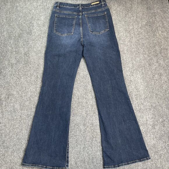 Soft Surroundings Jeans Womens Size 8 Utlimate High Rise Flare 2DV40 - Picture 3 of 10